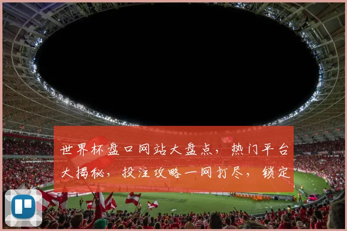 世界杯盘口网站大盘点，热门平台大揭秘，投注攻略一网打尽，锁定精彩赛事